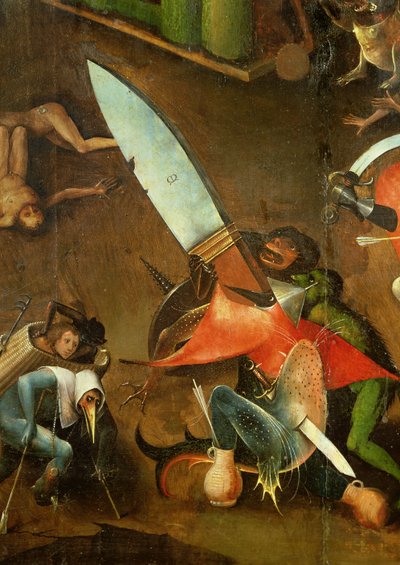 Het Laatste Oordeel (Altaarstuk): (detail) door Hieronymus Bosch